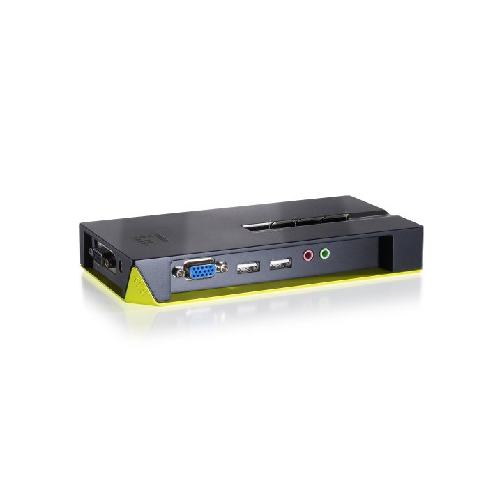 Conmutador Automatico Sobremesa Level One V t m 1a4 Cpus Usb Con Audio Cables Incluidos