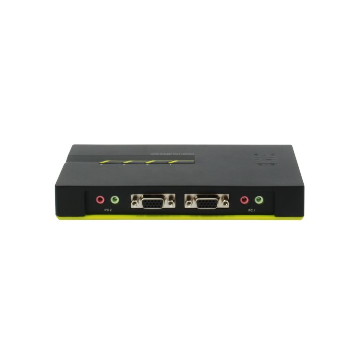 Conmutador Automatico Sobremesa Level One V t m 1a4 Cpus Usb Con Audio Cables Incluidos