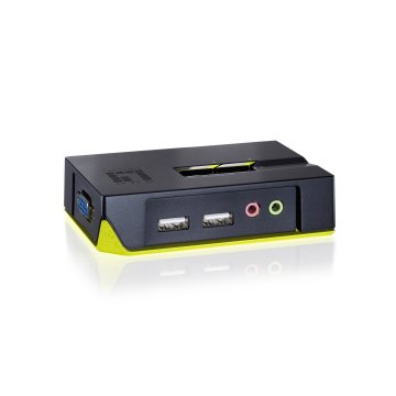 Conmutador Automatico Sobremesa Level One V t m 1a2 Cpus Usb Con Audio Cables Incluidos