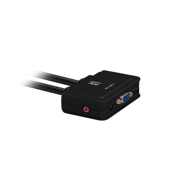 Conmutador Automatico Level One V t m 1a2 Cpus Usb Con Audio Cables Incluidos