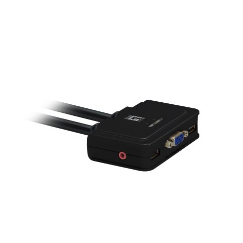 Conmutador Automatico Level One V t m 1a2 Cpus Usb Con Audio Cables Incluidos