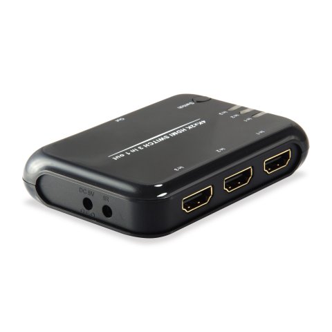 Switch Hdmi Equip 3 Entradas 1 Salida Hdmi 1.4a 4k Dts-hd Con Mando