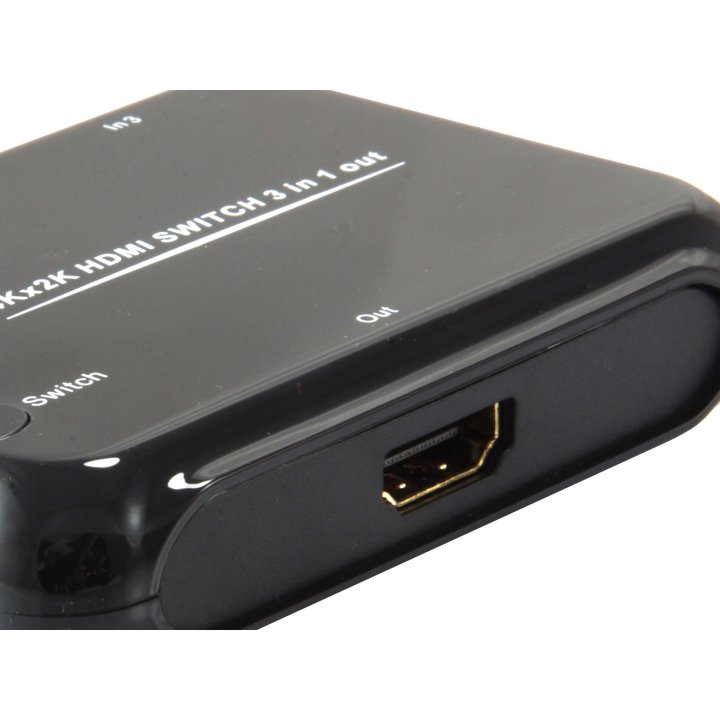 Switch Hdmi Equip 3 Entradas 1 Salida Hdmi 1.4a 4k Dts-hd Con Mando