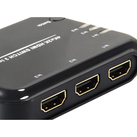 Switch Hdmi Equip 3 Entradas 1 Salida Hdmi 1.4a 4k Dts-hd Con Mando