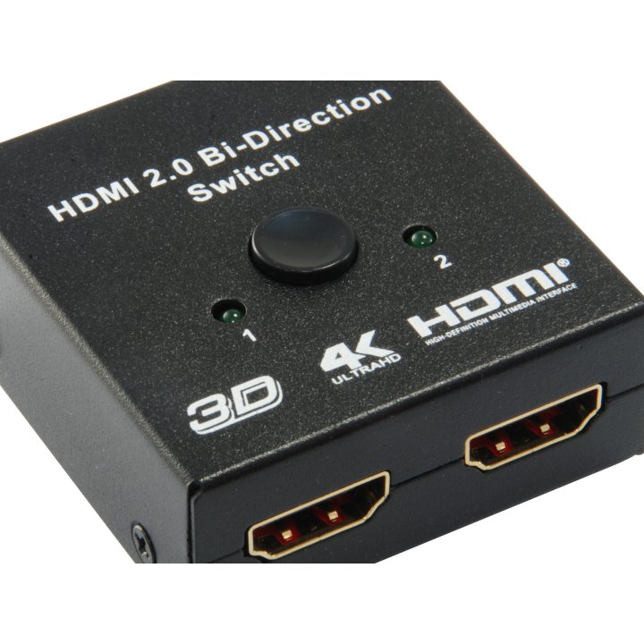 Switch Selector Hdmi Bidirecional Equip 2 Entradas 1 Salida   1 Entrada 2 Salidas