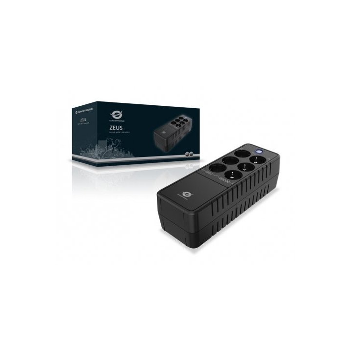 Sai 600va Conceptronic 360w Oficina 6 Tomas Enchufe Proteccion Puerto Lan Modem