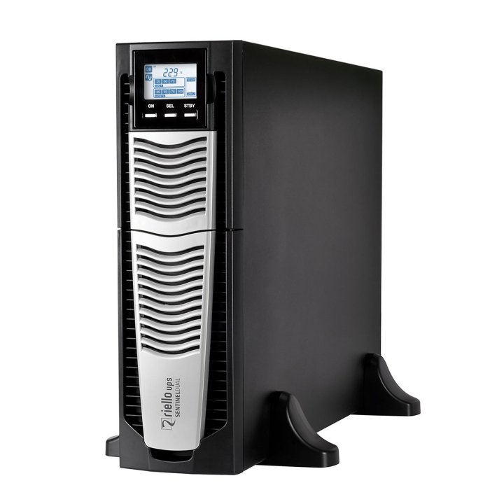 Sai Riello Ups Sentinel Dual High Power 6000va - 6000w 8 X Iec 320 Rs-232 Usb Montaje Rack 3u   Externo
