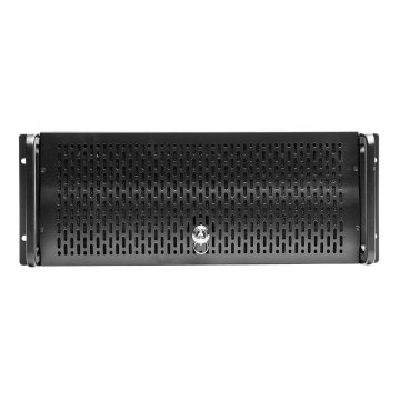 Caja Rack 19" 4u Unykach Uk4129 Frontal De Rejilla Con Llave Filtro Antipolvo 2