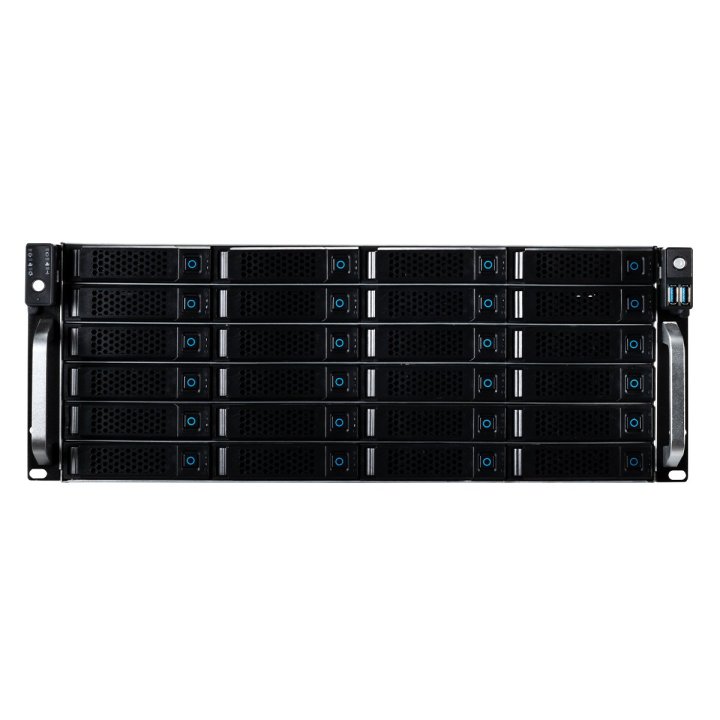 Caja Rack 19" 4u 24 Bahias Hot Swap Unykach Atx Usb 3.0