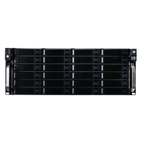 Caja Rack 19" 4u 24 Bahias Hot Swap Unykach Atx Usb 3.0