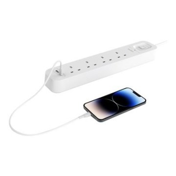 Regleta Alimentacion Belkin Srb001vf2m De Proteccion Contra Sobretensiones 4 Tomas Boton Apagado Usb-c Usb-a 2