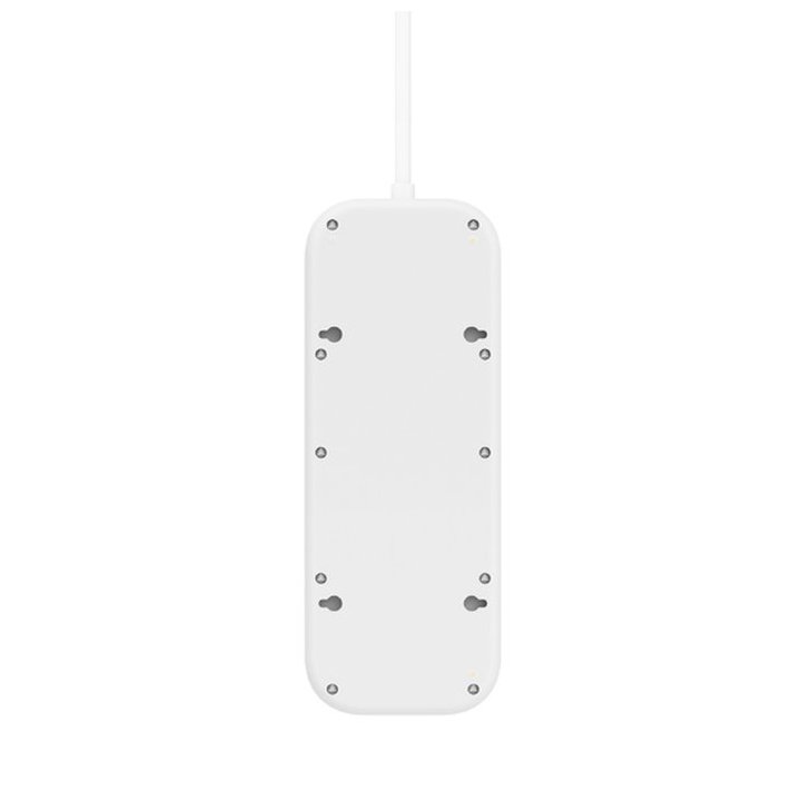 Regleta Alimentacion Belkin Srb002vf2m De Proteccion Contra Sobretensiones 6 Tomas Boton Apagado Usb-c Usb-a