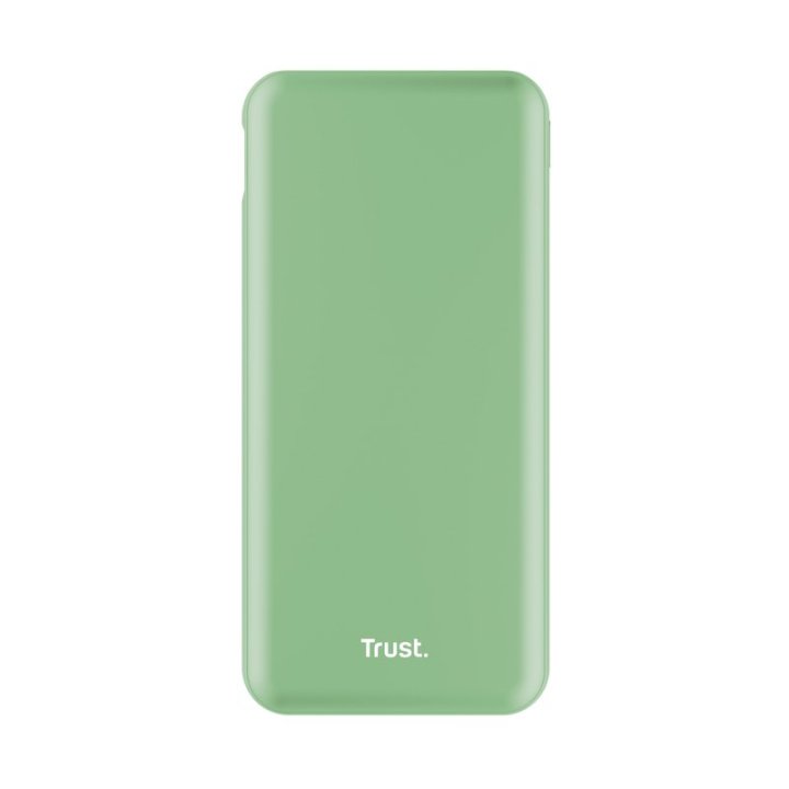 Powerbank Universal Trust 25033 Redoh 10000mah Color Verde 18w Carga Rapida 2xusb-c 1xusb-a