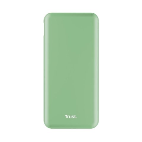 Powerbank Universal Trust 25033 Redoh 10000mah Color Verde 18w Carga Rapida 2xusb-c 1xusb-a