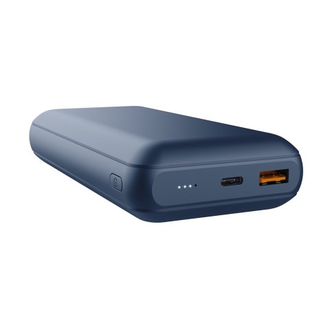 Powerbank Universal Trust 25034 Redoh 20000mah Color Azul18w Carga Rapida 2xusb-c 1xusb-a