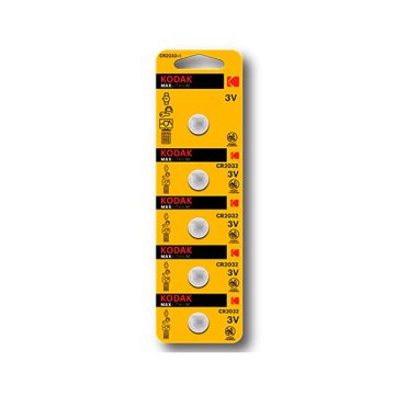 Pila Kodak Boton Litio Cr2032 X5 3.volt Pack 5ud (ecotasas Incluidas)30411579 cs
