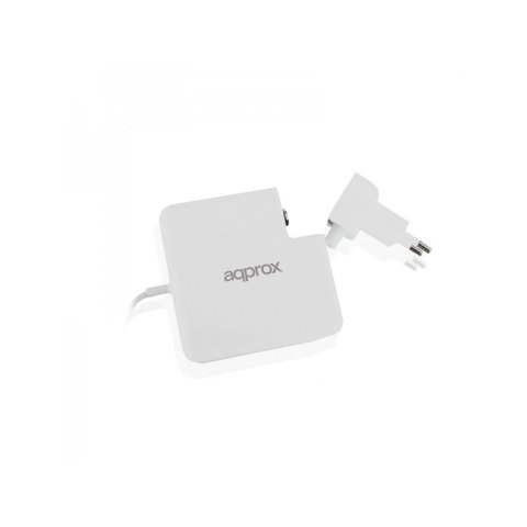 Cargador De Pared Especifico Para Apple Approx 45 60 85w Type L Conexion Adicional Usb 5v 2.1a