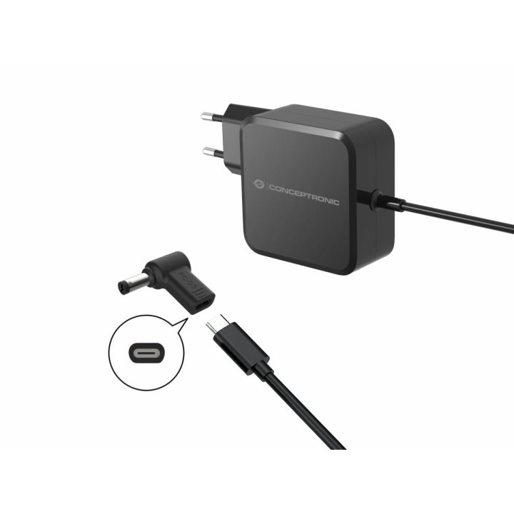 Adaptador Tip Cargador Conceptronic Usb-c A Dc Acer universal 5.5x1.7mm, 18-20v