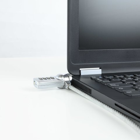 Cable De Seguridad Portatiles monitores televisiones Tooq Tqclk0015 Con Combinación 1.5 M Sistema Kensington