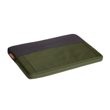 Funda Universal Trust Lisboa 25247 Soft Sleeve Color Negro verde Para Tablets portatiles Hasta 16"