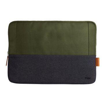 Funda Universal Trust Lisboa 25247 Soft Sleeve Color Negro verde Para Tablets portatiles Hasta 16" 2
