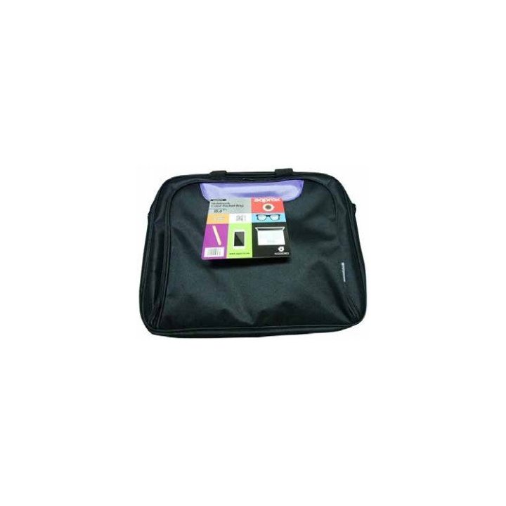 Maletin De Portatil 15.6" Approx Diseño Con Bolsillo A Color (negro purpura) - Oferta_moving