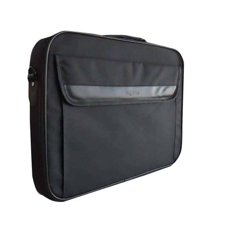 Maletin De Portatil Approx Appnb401 15.6" Acolchado Interior Alta Resistencia Nylon Y Pu Color Negro