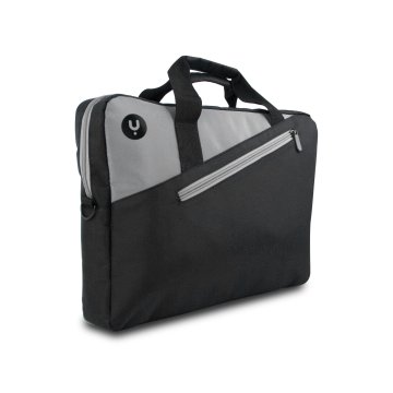 Maletin Ngs Ginger Black 14" Bolsillo Exterior Color Negro Gris 2