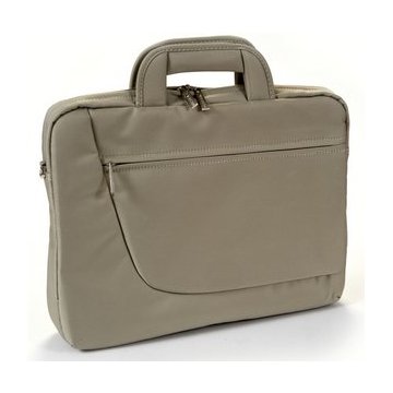 Maletin Unyka Nylon Fashion Lady Crema Para Portatiles Hasta 15.4" Proteccion Interior Air Shockproof Pad