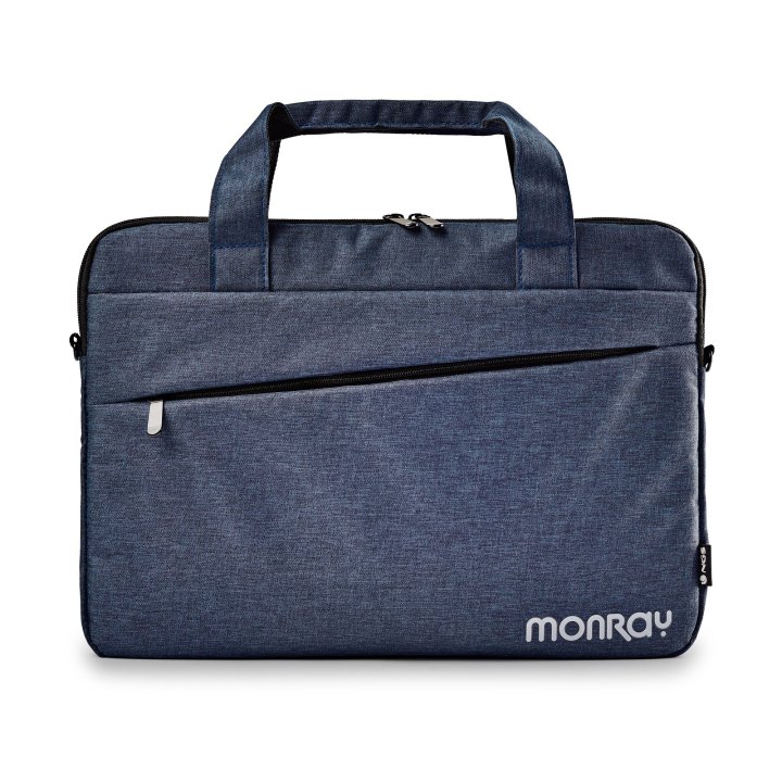 Maletin Ngs Charter 15.6" Azul Oscuro Jaspeado Con Bolsillo Exterior