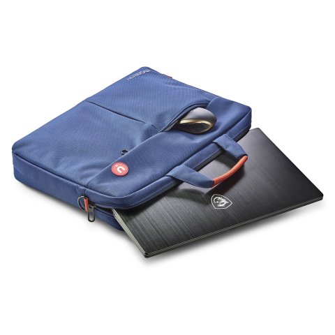 Maletin Ngs Seaman 15.6" Azul Con Bolsillo Exterior