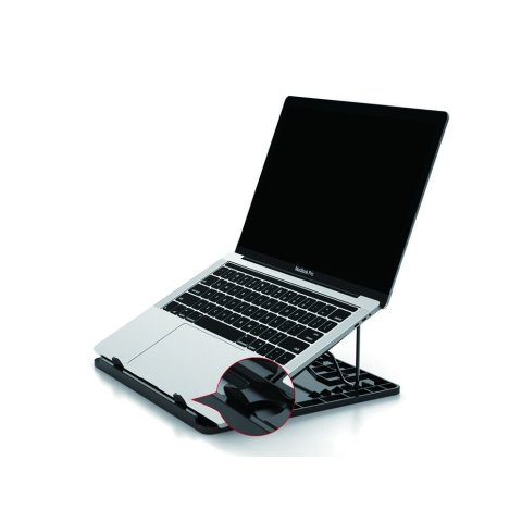 Base Refrigeracion Ergonomica De Aluminio Para Portatiles Conceptronic Color Gris