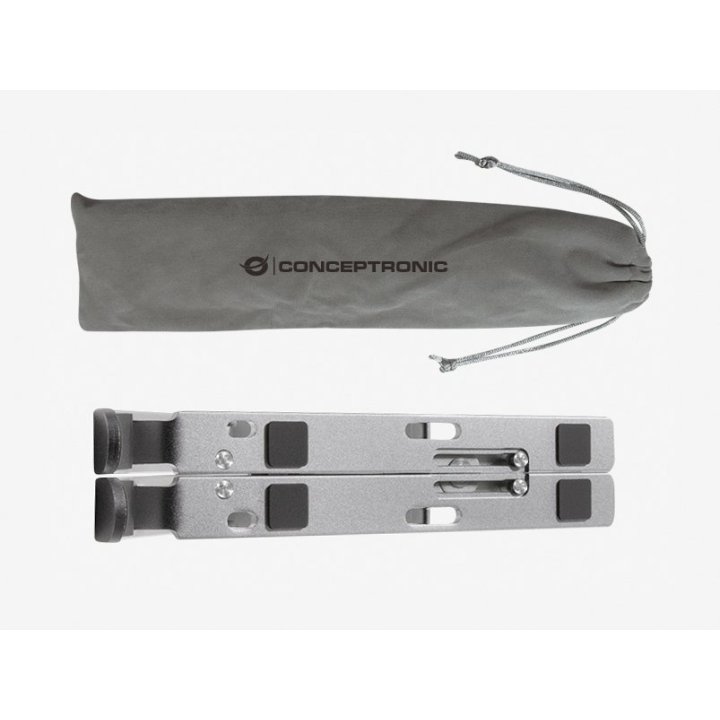Base Refrigeracion Ergonomica De Aluminio Plegable Para Portatiles Conceptronic