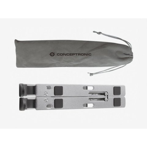 Base Refrigeracion Ergonomica De Aluminio Plegable Para Portatiles Conceptronic