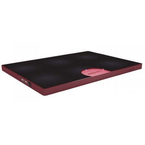 Base Refrigeradora Approx Con Leds - 2 Ventiladores - Puertos Usb E Interruptor On off Color Rojo - Oferta_moving