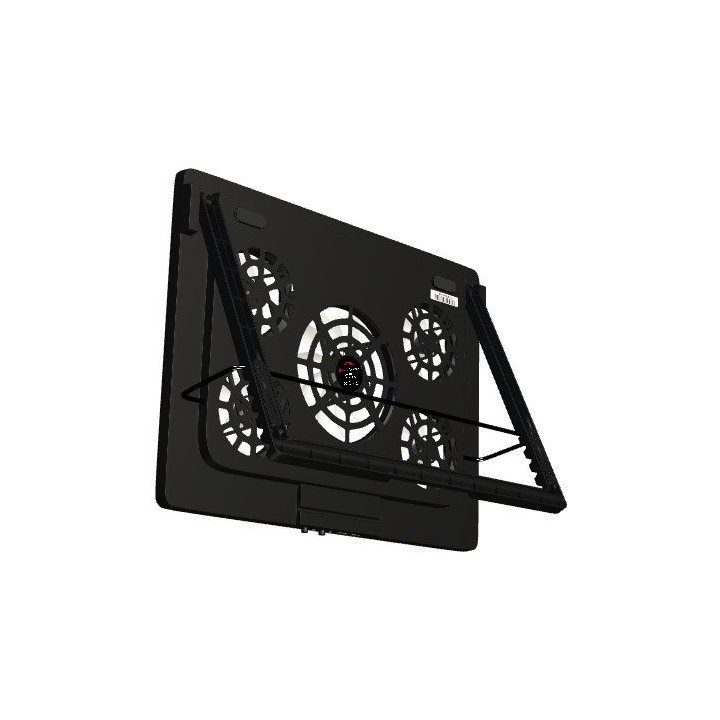 Base De Refrigeracion Para Portatiles Mars Gaming Mnbc2 5 Ventiladores Ultra Silenciosos Hasta 17.3"