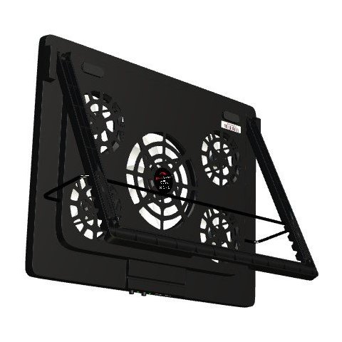 Base De Refrigeracion Para Portatiles Mars Gaming Mnbc2 5 Ventiladores Ultra Silenciosos Hasta 17.3"