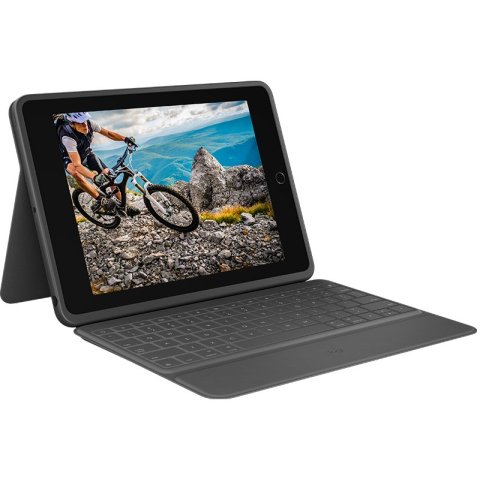 Teclado Bluetooth Funda Logitech Rugged Folio Para Ipad ( 7 Generacion) P n 920-009317