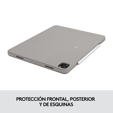 Teclado Bluetooth Funda Logitech Combo Pro Ipad Pro 12.9pulgadas ( 5 & 6 Generacion ) Color Arena P n  920-009219