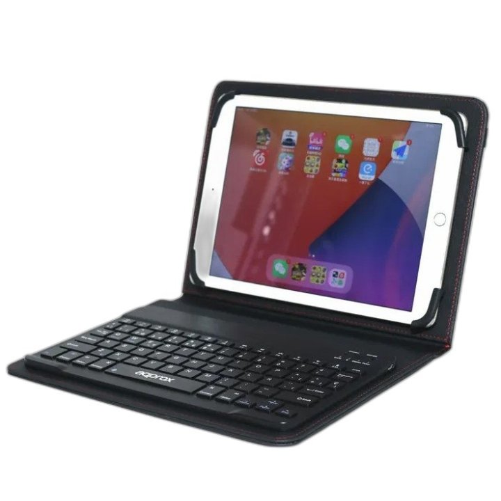 Funda Con Teclado Approx Para Tablets De 9.7"a 10.5" Bluetooth Color Negro Appipck06v2