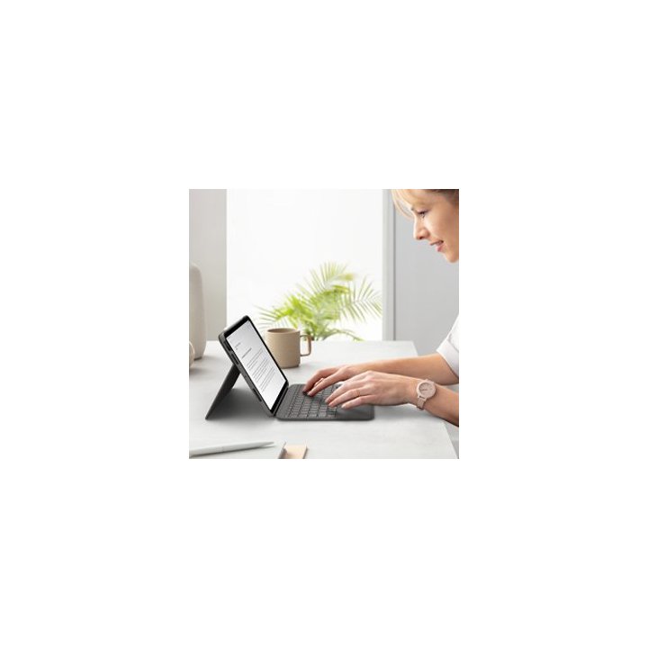 Teclado Funda Logitech Folio Ipad Oxford Grey Pro air P n  920-009964