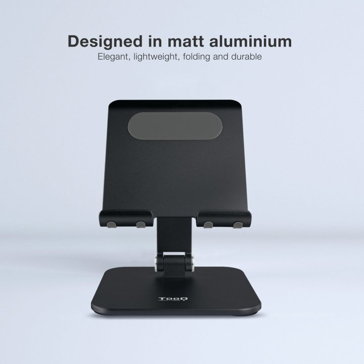 Soporte De Sobremesa Ajustable Para Tablet Tooq Ph-hermes-noche 13" Negro