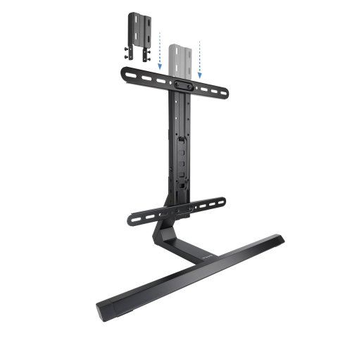 Soporte De Mesa Aluminio Tooq Db3265f-b Para Pantallas 32-65 Negro