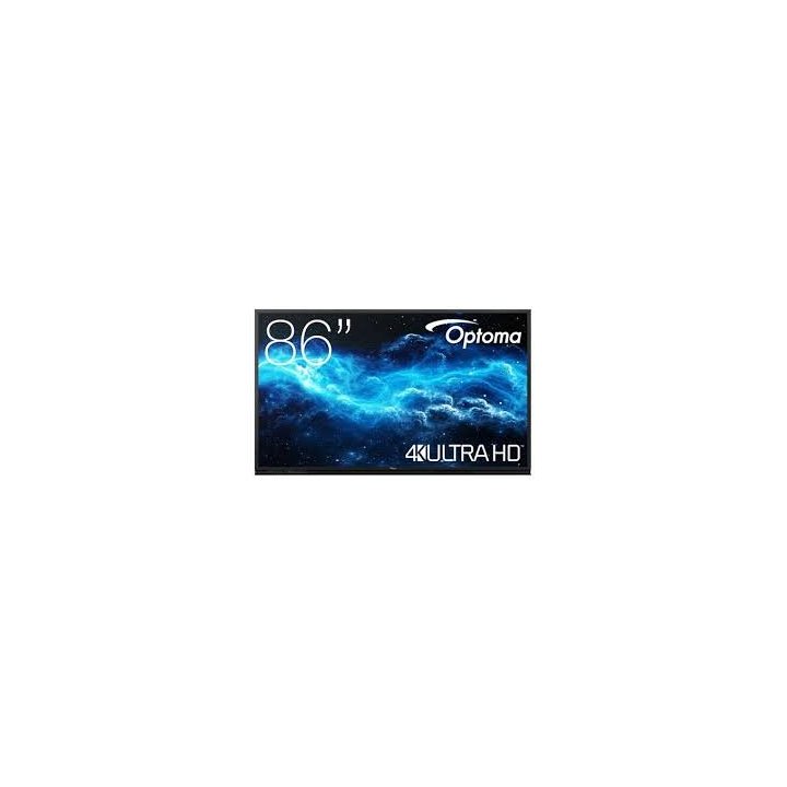 Pantalla Interactiva 86" Optoma 3862rk 4k Uhd 3840x2160 Direct Led Pantalla Tactil Altavoces 2x20w Vesa 800x400