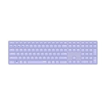 Teclado Rapoo Wireless Y Bluetooth E9800m 2.4ghz Bt 3.0 5.0 Diseño Ultrafino Bateria Lilabase Aluminio Multi Mode