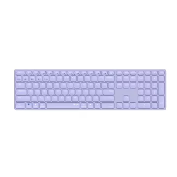 Teclado Rapoo Wireless Y Bluetooth E9800m 2.4ghz Bt 3.0 5.0 Diseño Ultrafino Bateria Lilabase Aluminio Multi Mode
