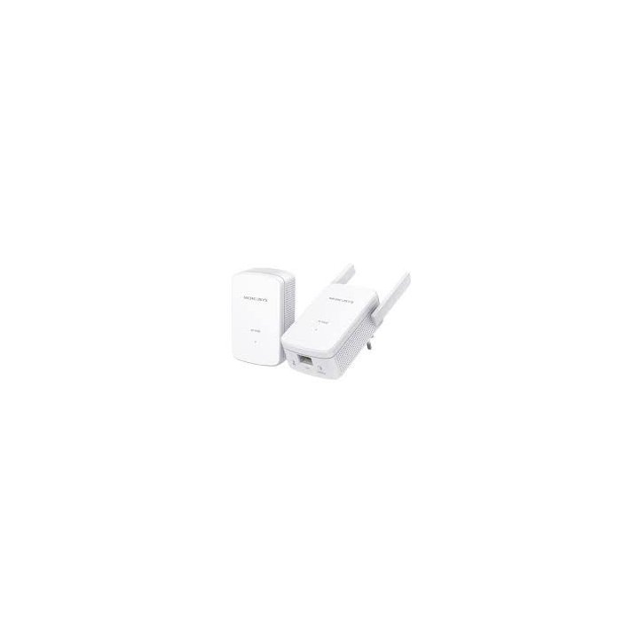 Homeplug Wifi Mercusys Mp510 Kit Wifi N 300mbps Con Puerto Ethernet Gigabit Kit Compuesto Por Emisor Y Receptor Con Wifi + La