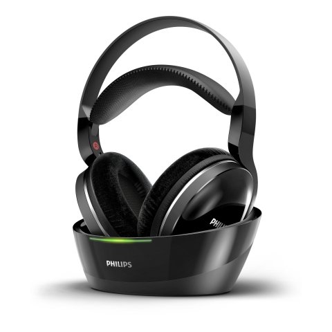 Auricular Hi-fi Inalambricos Philips Shd8850 12 Base De Carga Con Conexion 3.5mm Alcance 30m