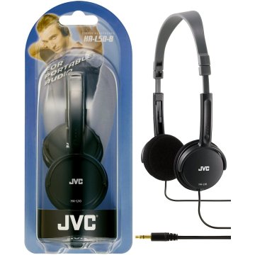 Headset Jvc Ha-l50-b Con Cable Jack 3.5mm Color Negro