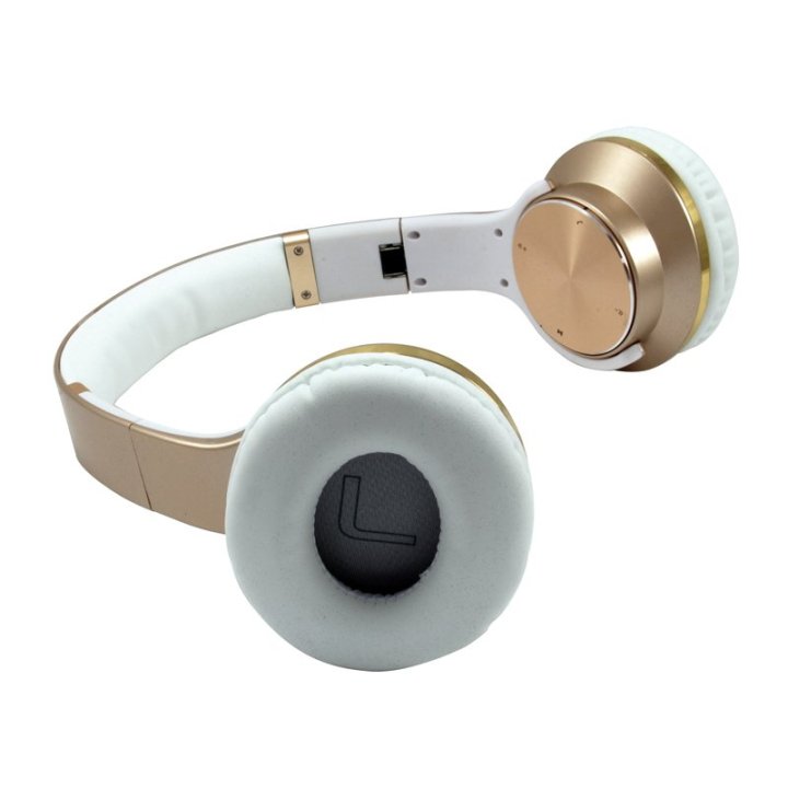 Headset Bluetooth Concetronic Eligio Con Funcion Altavoz Manos Libres Reproduce Desde Microsd Color Oro Offer